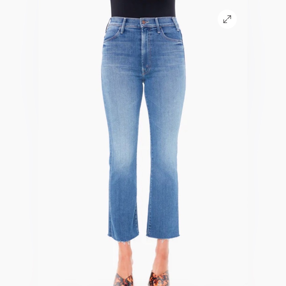MOTHER The Hustler Ankle Fray Jeans Size 26